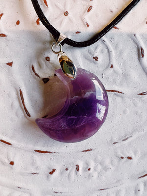 Crystal Moon Necklace 