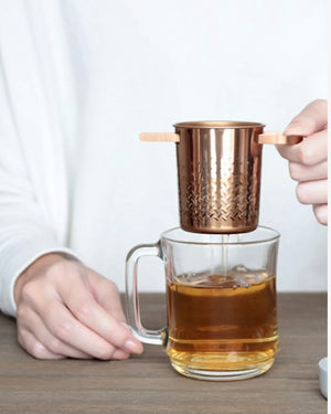 Weaver Oriental Tea Infuser : Copper
