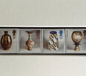 Framed Studio Artist Pottery Stamps - MAULE & MAULE