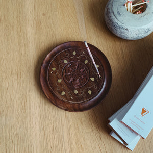 Hand Carved Incense Holder - MAULE & MAULE