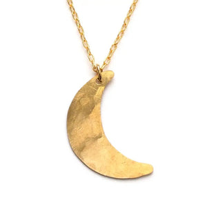 Crescent moon necklace