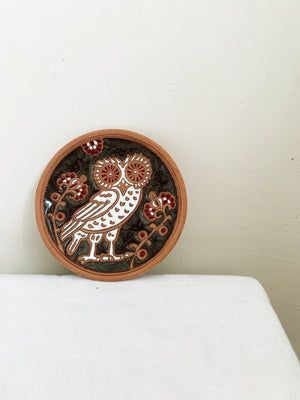 Ceramic Owl Dish