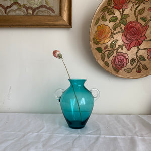 Blue Glass Vase