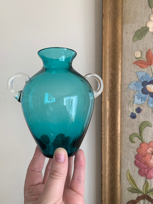 Blue Glass Vase