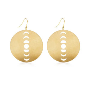 Lunar phases earrings