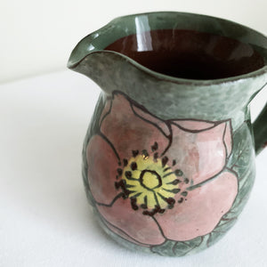 Pink Flower Jug