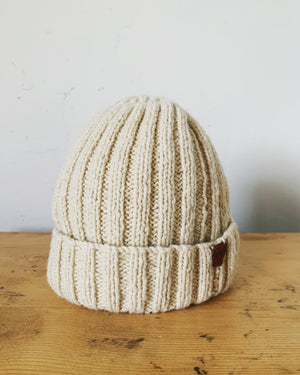 Atlantic Beanie in natural - MAULE & MAULE
